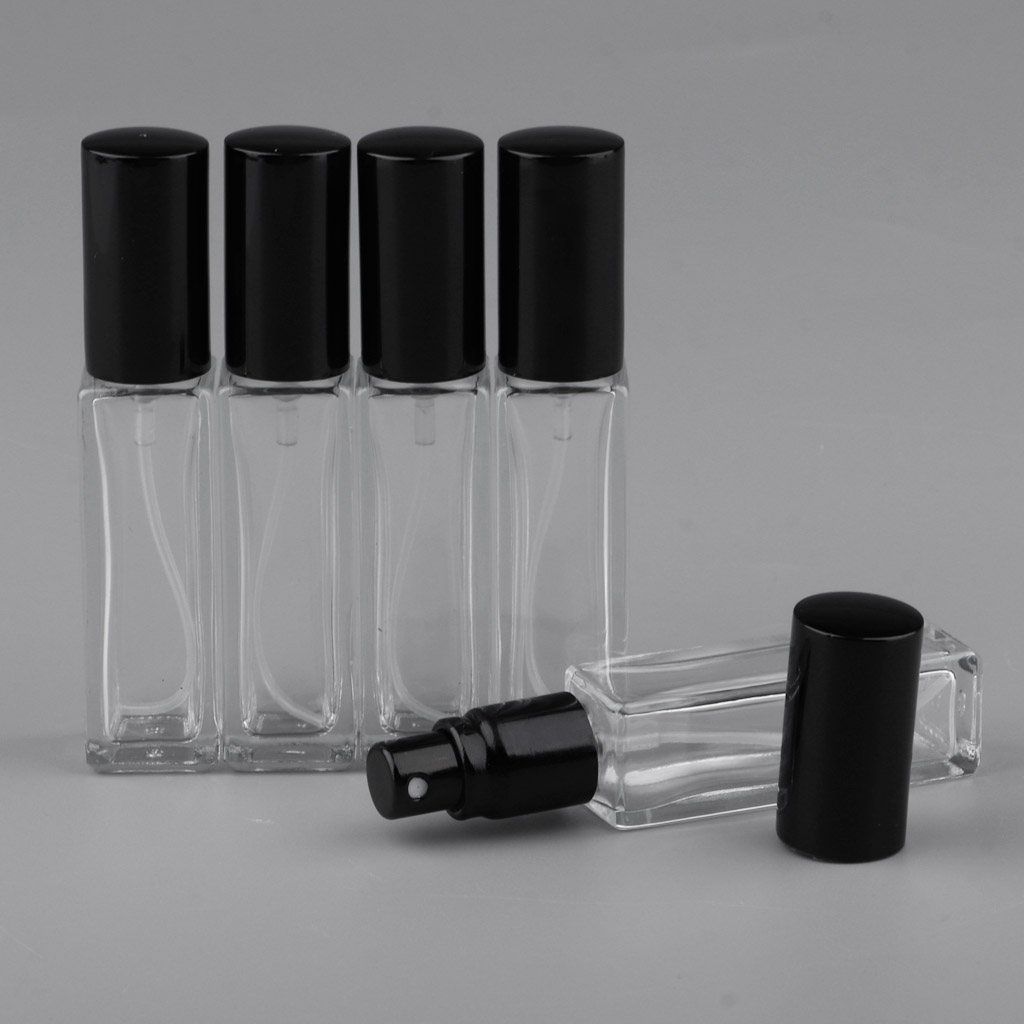5 X 8ml  Refillable Perfume Bottles Glass Empty Spray Bottle Wedding Gifts Car