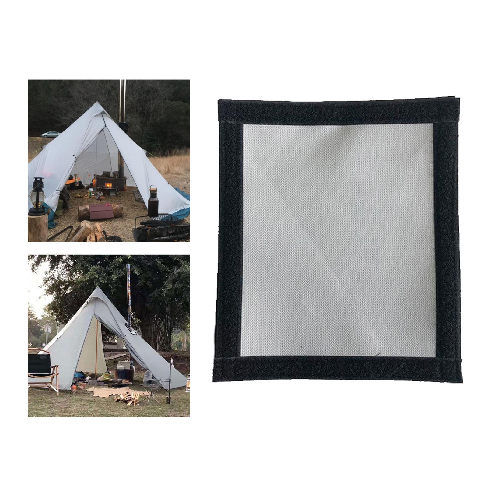 Stove Fire Pipe Ring Tent Wood Fire Stove Smoke Anti-scalding Ring Prevent the Tent from Being Burned