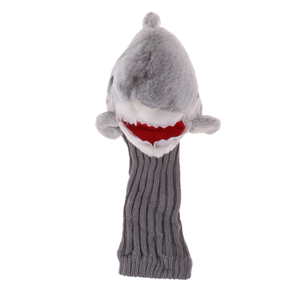 Novelty Headcovers Shark Neck Golf Driver Head Covers Wood Club Cover For Driver Fairway Hybrid 27 x 17 cm
