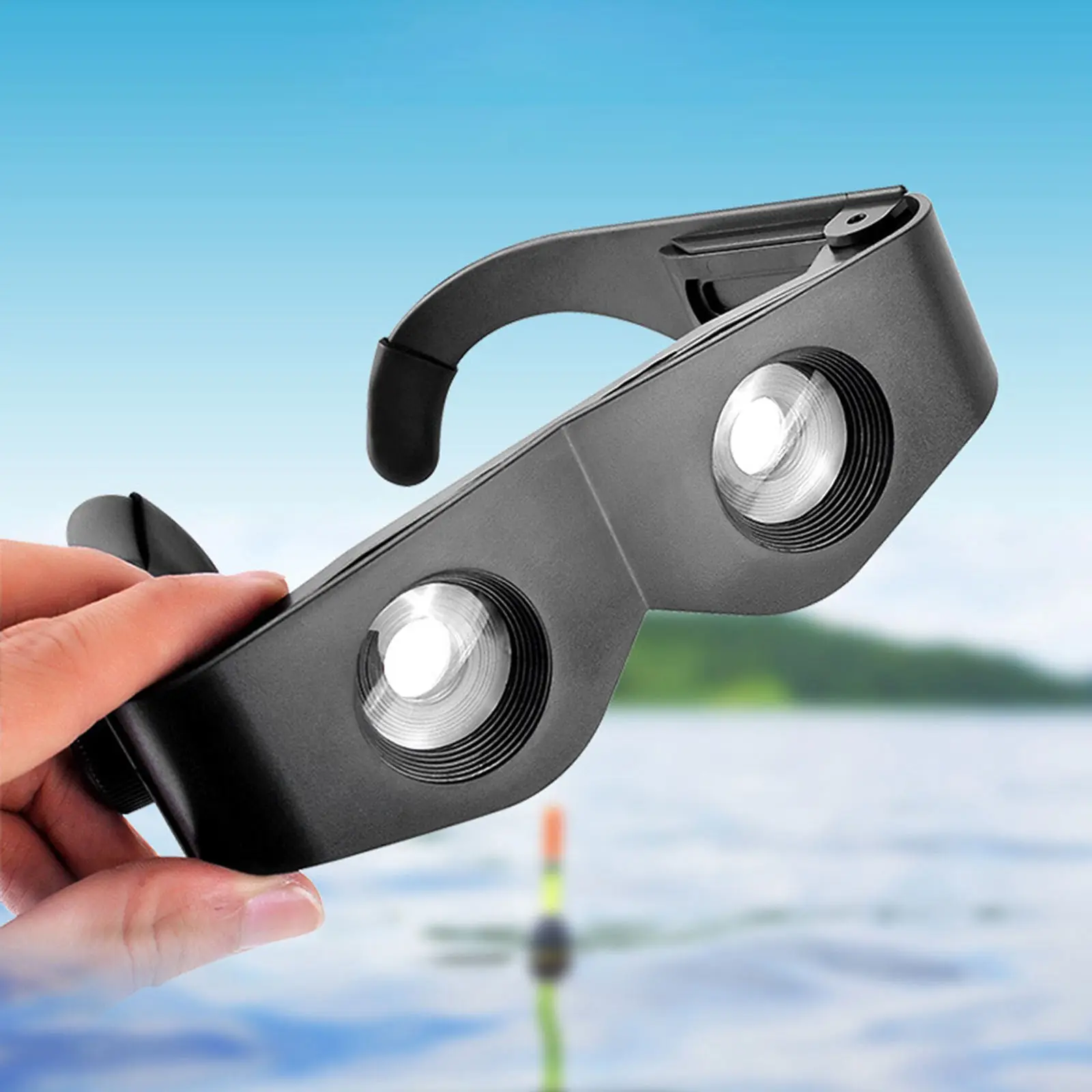 Fishing Binoculars Glasses Magnifying Telescope for Bird Watching Sports Concerts Adults Kids Outdoor Hands Free Glasses