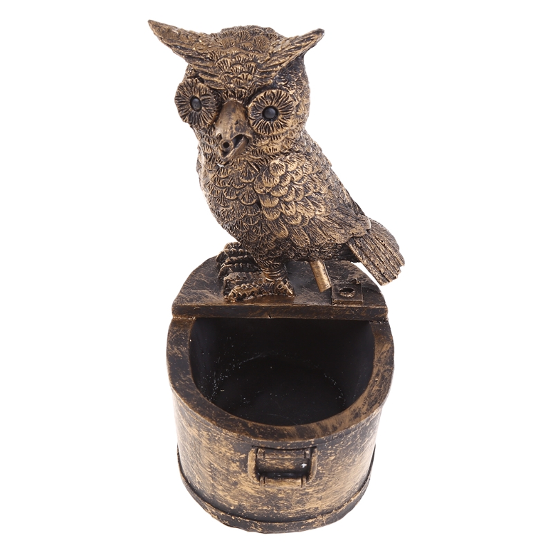 Description Picture 4 of itemFountain Yard Art Decoration Rooster Crow Owl Flowing Water Fountain Resin Craft new