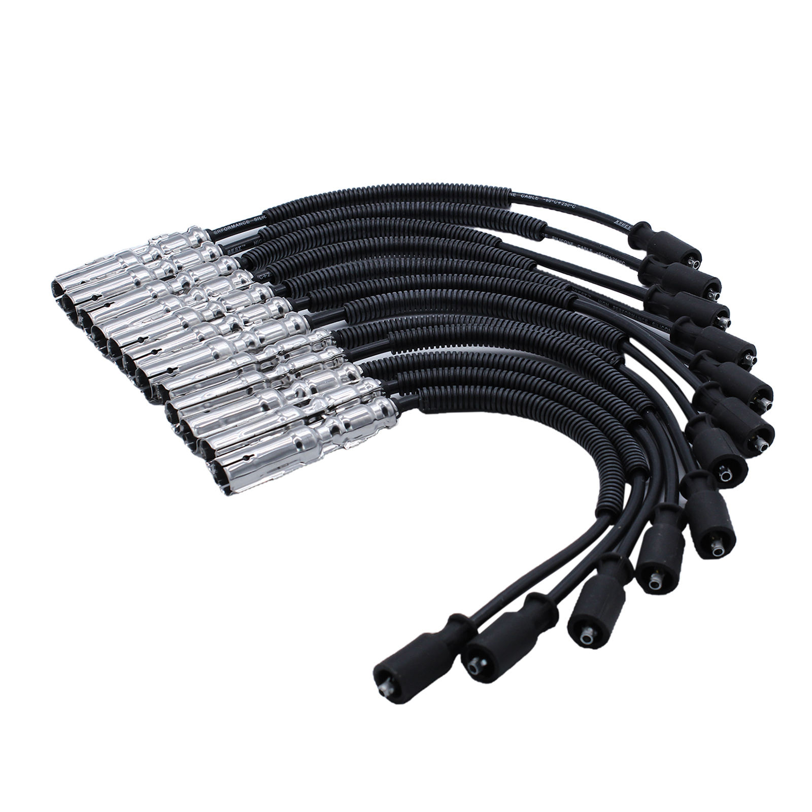 New 1121500118 Spark Plug Ignition Wire Set Fit for  C-Class C280, C32 AMG, CLK320, E320, ML320, ML350, SLK32 AMG