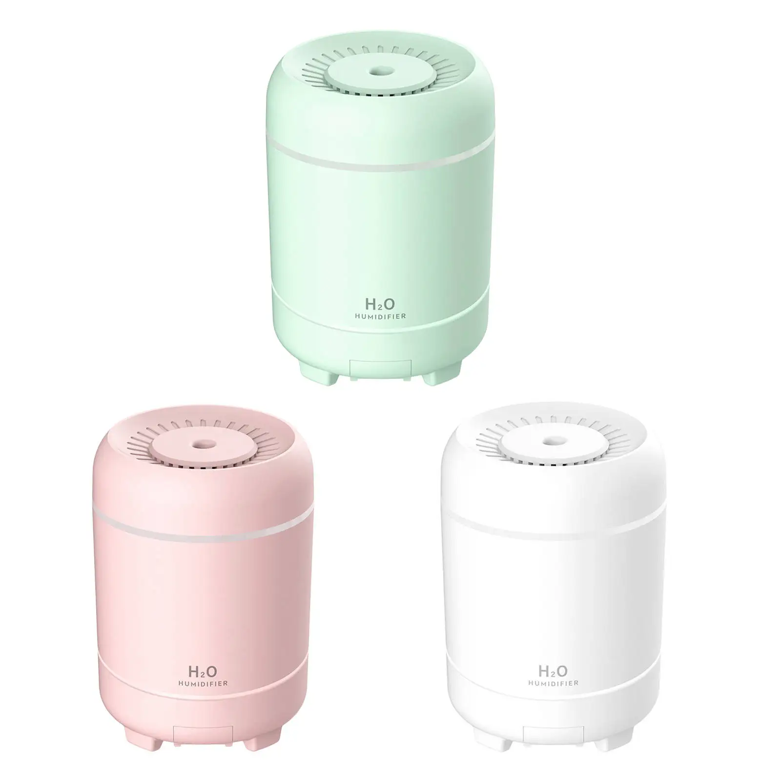 Mini 300ml USB Cool Mist Air Humidifier with Night Light Diffuser USB Rechargeable Quite for Home Bedroom Office Baby Rooms