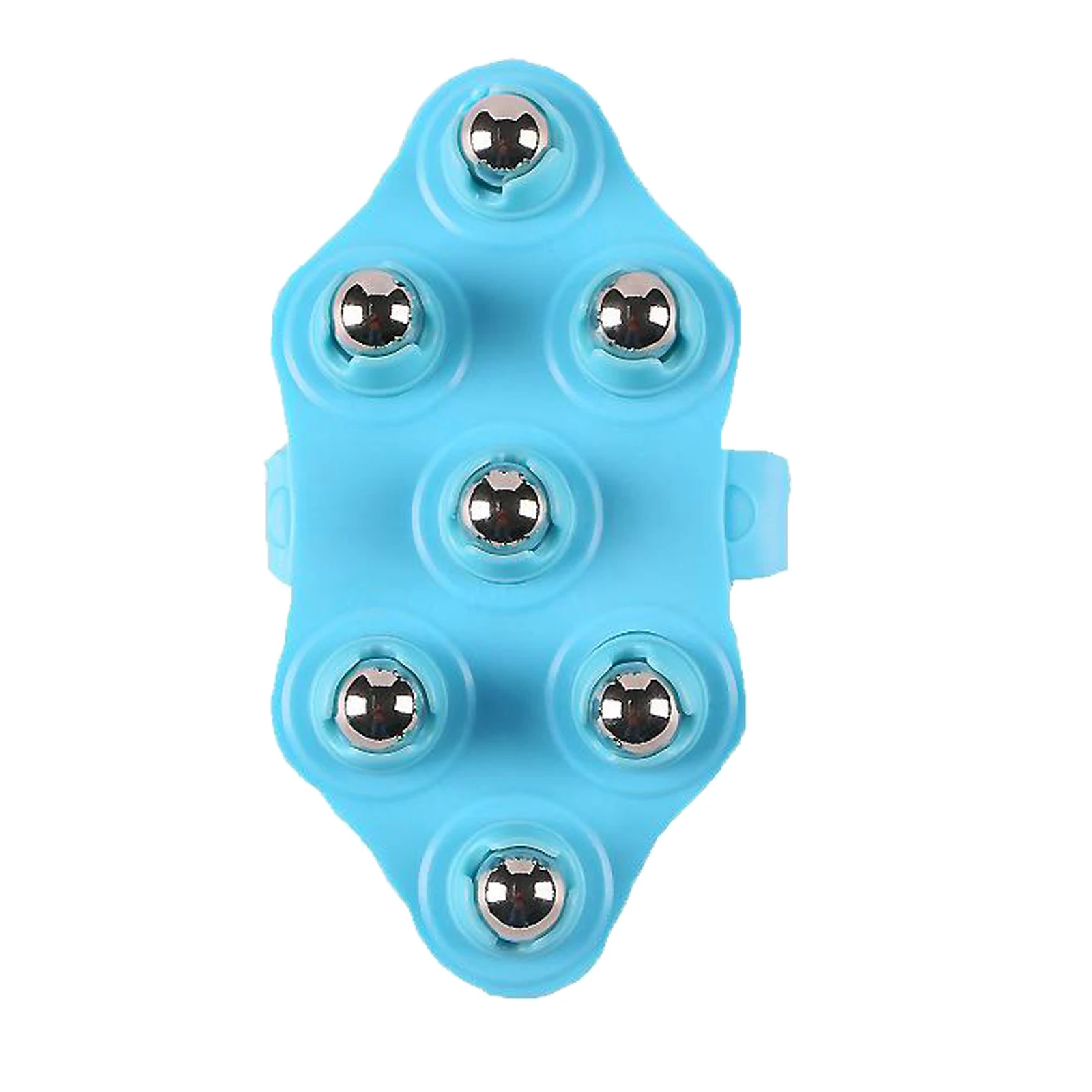 7 Ball Palm Shaped Lymphatic Hand Held Massager with Magnetic for Neck Roller Ball Massage Stress Relief Muscle Roller