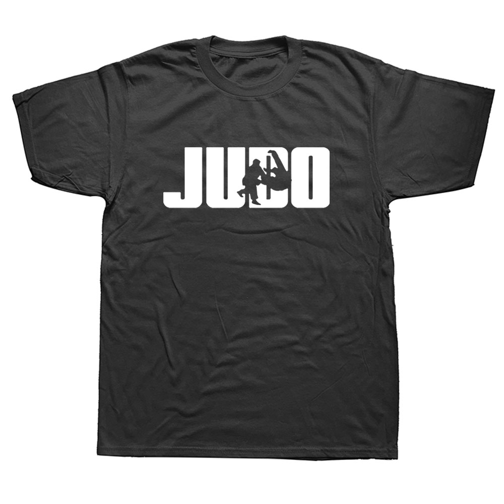 Lustige Kampfkunst Judo Geschenke T Shirts Baumwolle Grafik Streetwear Kurzarm Oansatz Harajuku T-shirt Herren Kleidung – Detail 2