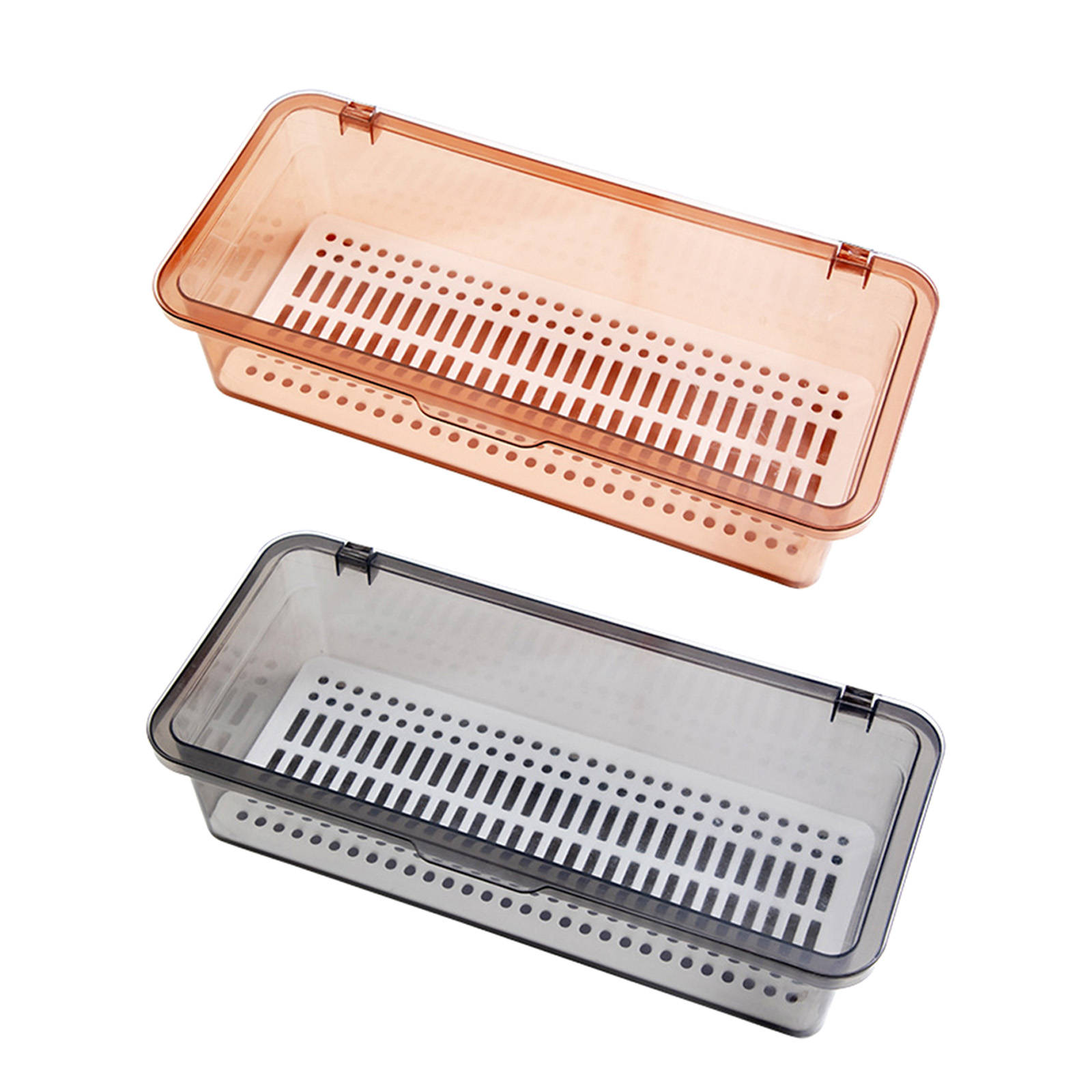 Makeup Brush Box Decorative Dustproof Portable Acrylic Container for Store Vanity Countertops Bathroom Lip Gloss Makeup Brushes