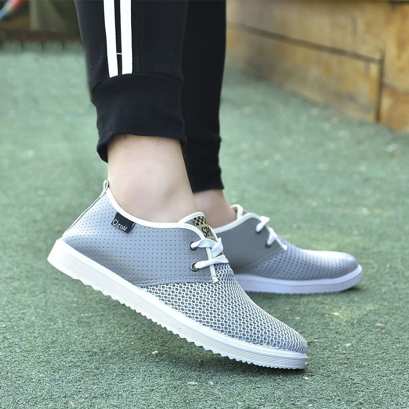 Sapatos de pano masculino casual macio inferior