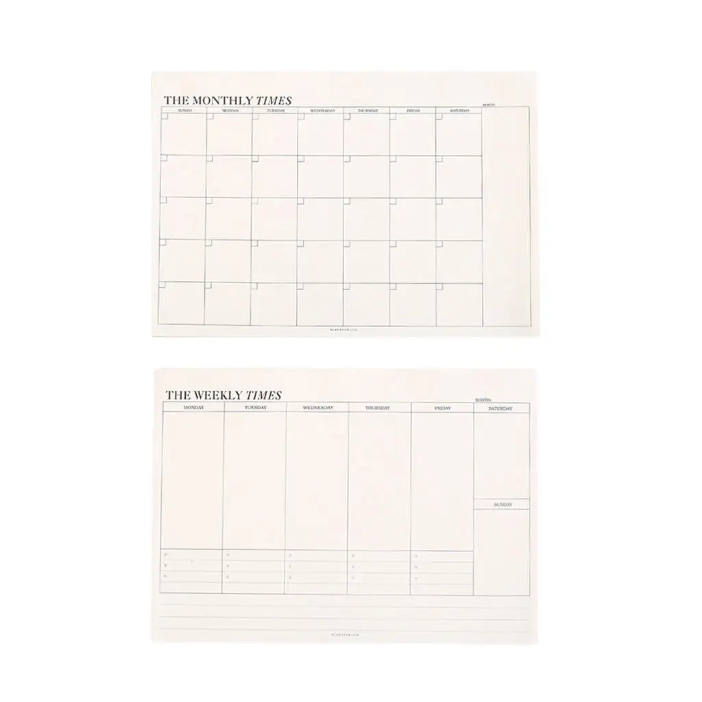 Paper Monthly Calendar Pad Tear-Off Pad Collections Personal Sheets Organizer Monthly Tasks for Ideas Tasks Business Teacher