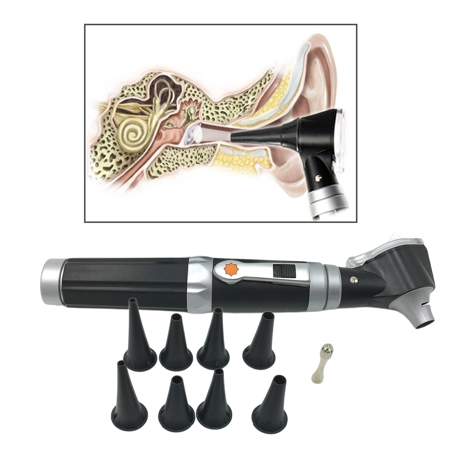 Ear Wax Removal LED Endoscope Otoscope Ear Cleaner Kit for Kids Adults