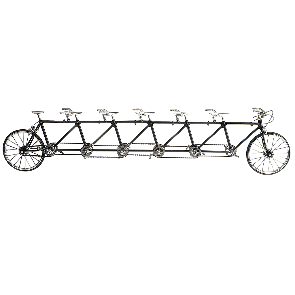 1:10 Alloy Diecast Cycling Tandem Bike Model Bicycle Car Toys Home Decor