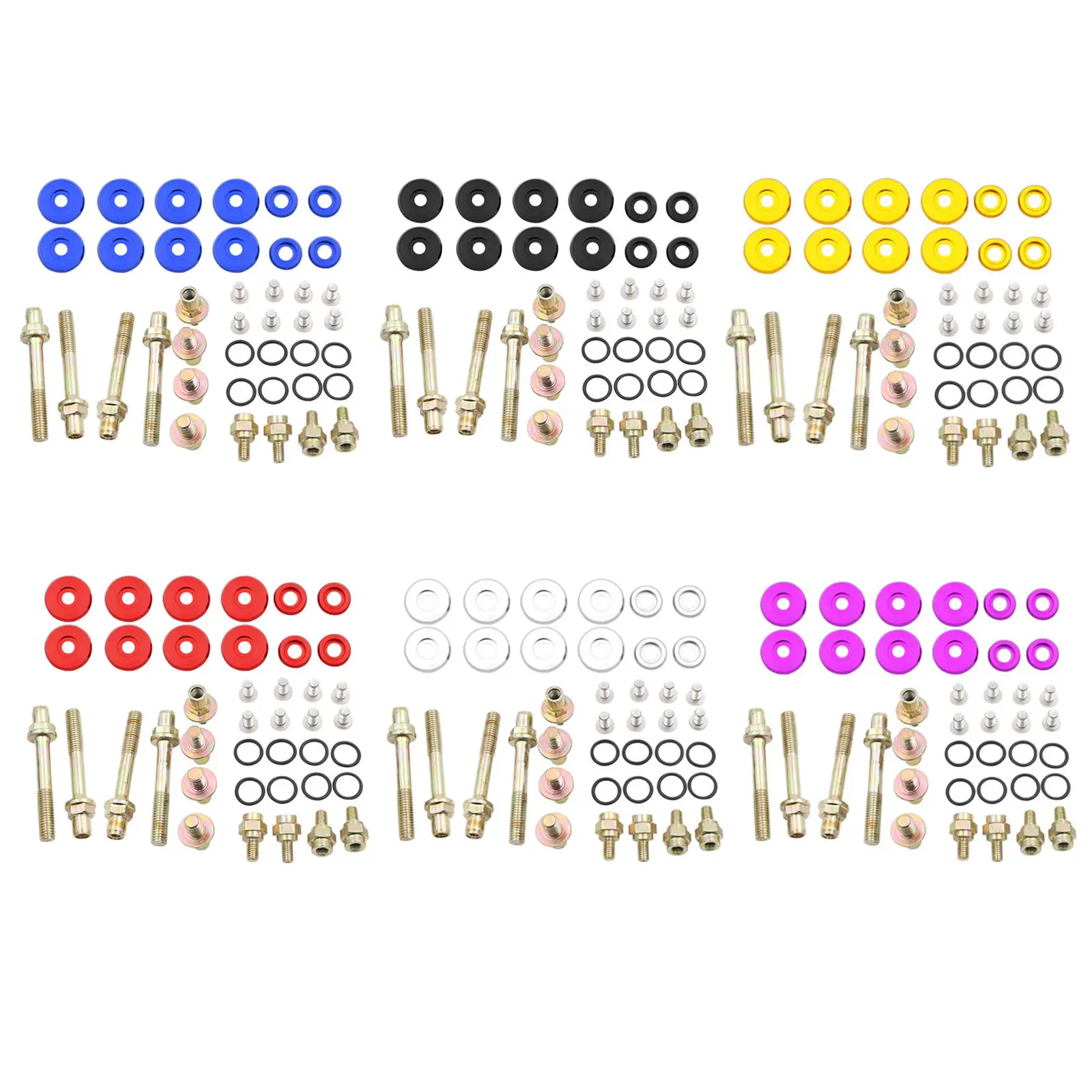 Engine Valve Cover Washer Bolt Kit for Honda B16A2 B16A3 B17A1 Replaces Easy to Install