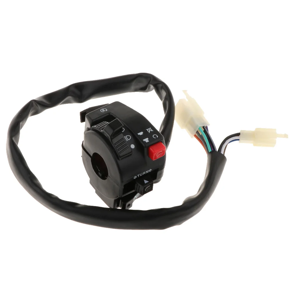 dolity Kill Start Turning Light Choke Horn Switch Button for 50 cc 70cc 90 cc 110cc 125 cc PIT Quad Dirt Bike ATV