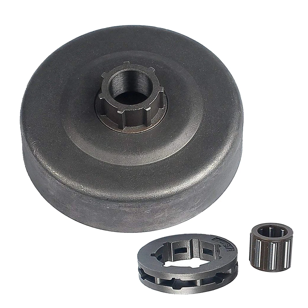 Clutch Drum+Sproket Rim 3/8-7+Sprocket Bearing for STIHL 066 MS660 Chainsaw 
