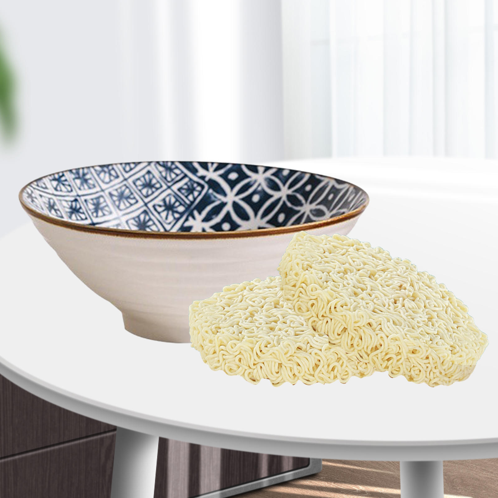 Ceramic Ramen Bowl, Japanese Udon Noodle Bowl Large Bowl for Soup, Soba, Pho, Reactive Glaze