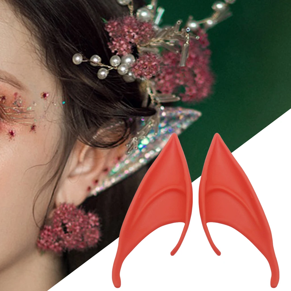 Cosplay Fairy Elf Ears Pixie Elven Vam pire Halloween Ear Props Accessories