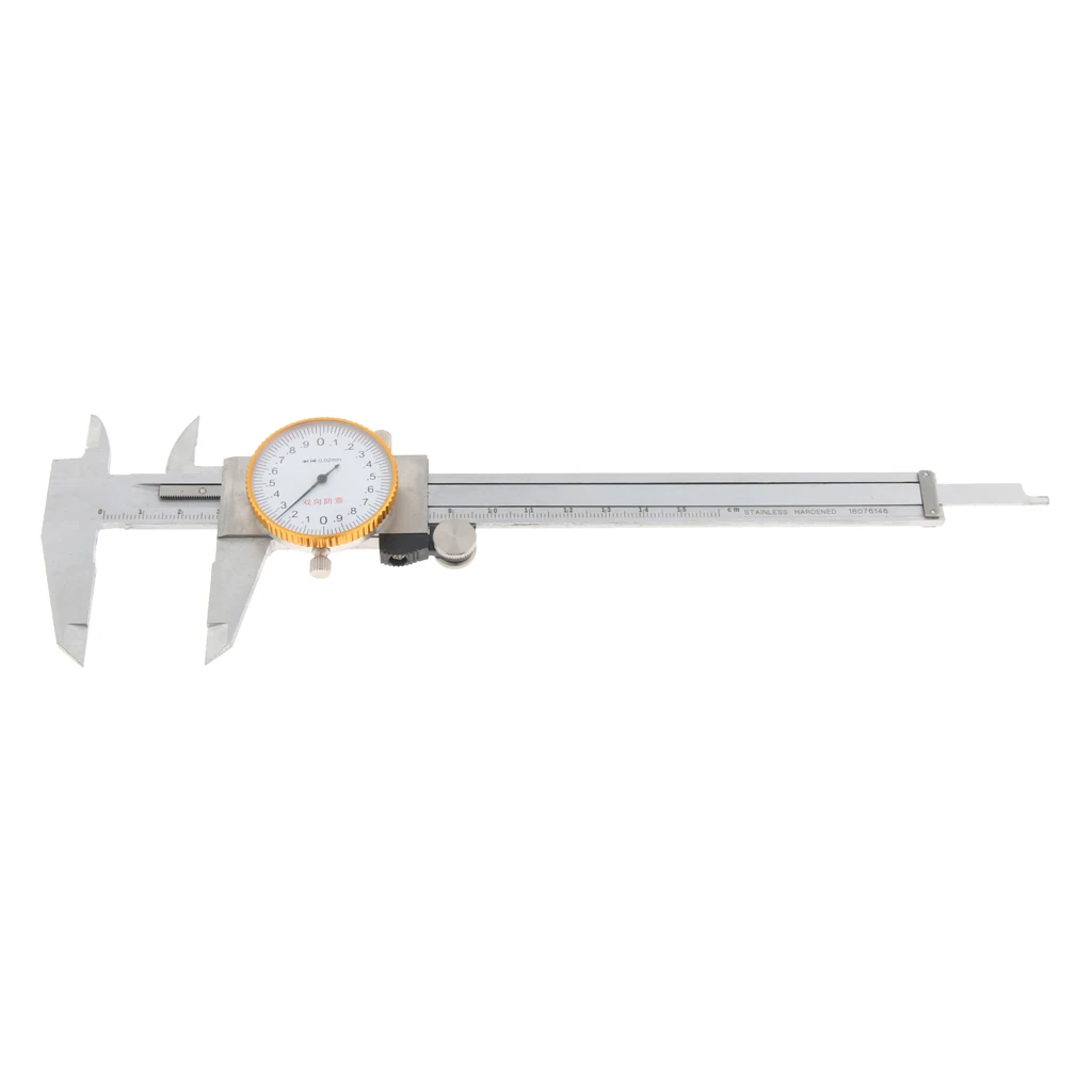 Dial Caliper 0-150mm/6inch Metalworking Shock-proof Metric Gauge Vernier