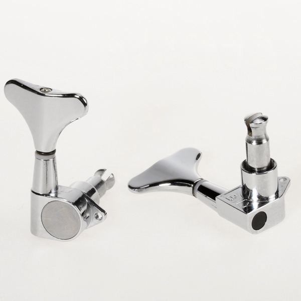 2Pairs Chrome Sealed Bass Tuning Pegs Tuners Machine Heads 2L 2R NEW