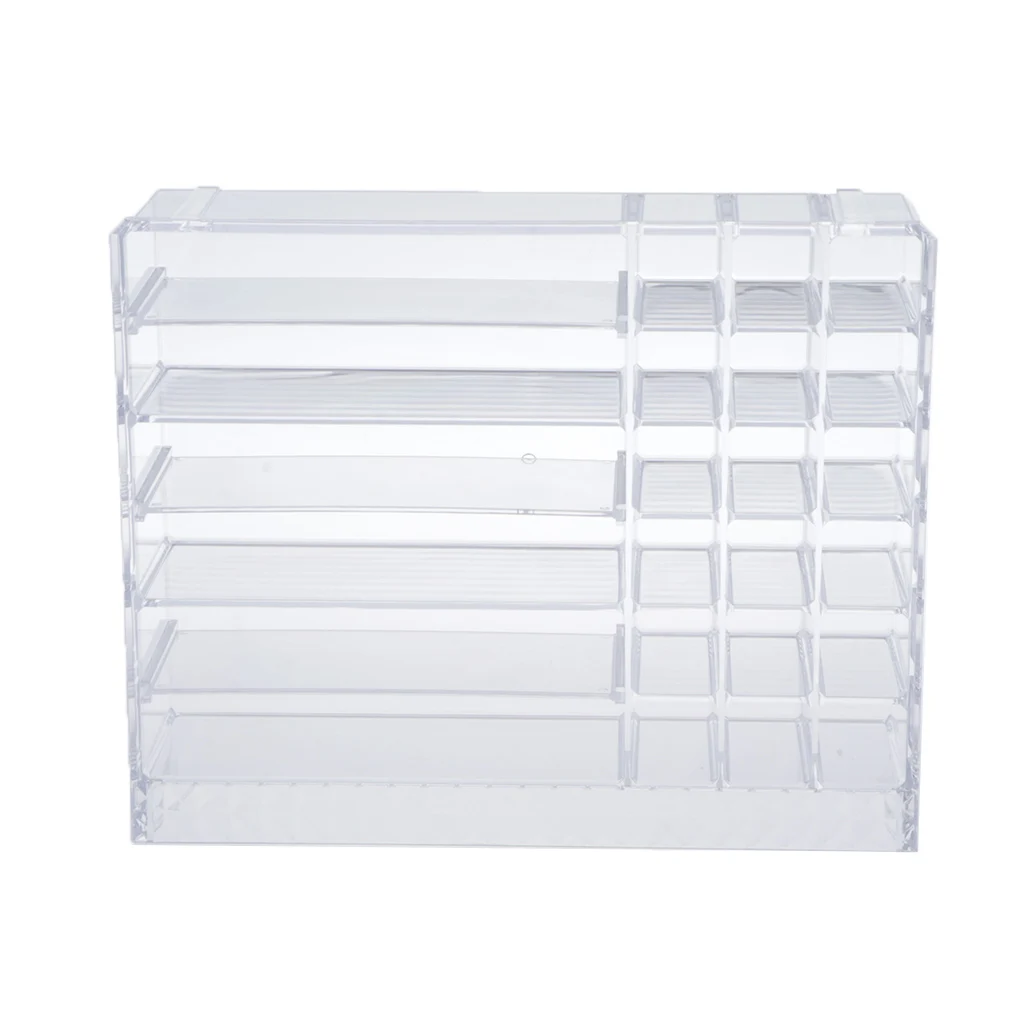 Cosmetic Organizer Clear Acrylic Makeup Box Display Perfume Display Rack Lipstick Stand Rack Cosmetic Organizer Holder Box