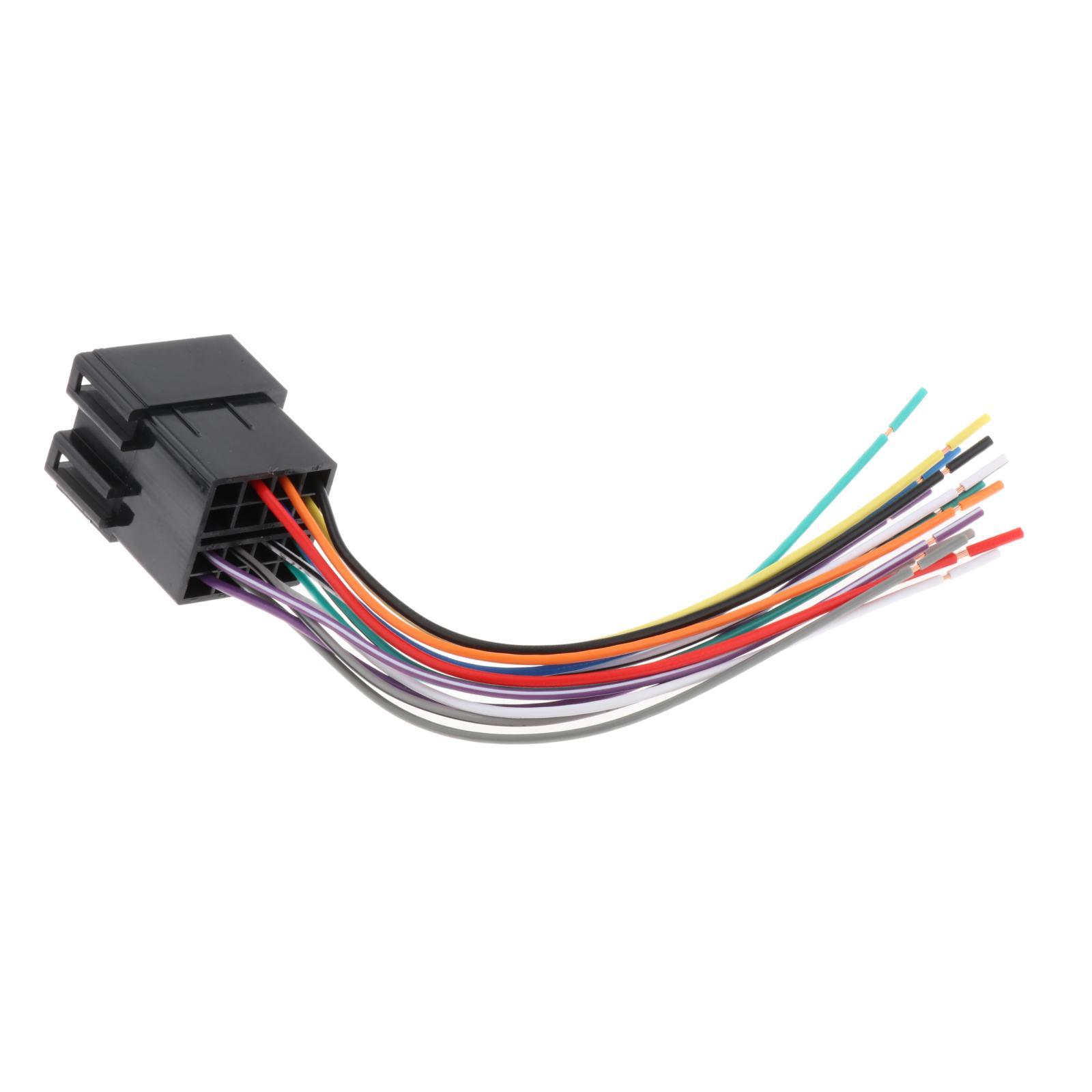 Stereo Wiring Harness Plug and Play Parts Replacement Wiring Harness Cable Fit for Peterbilt Tractor Radio Trailers Truck