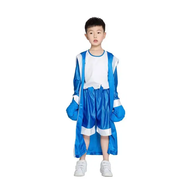 Disfraz de Boxer para niños, ropa de juego de boxeo, regalo de Navidad y  Año Nuevo - AliExpress