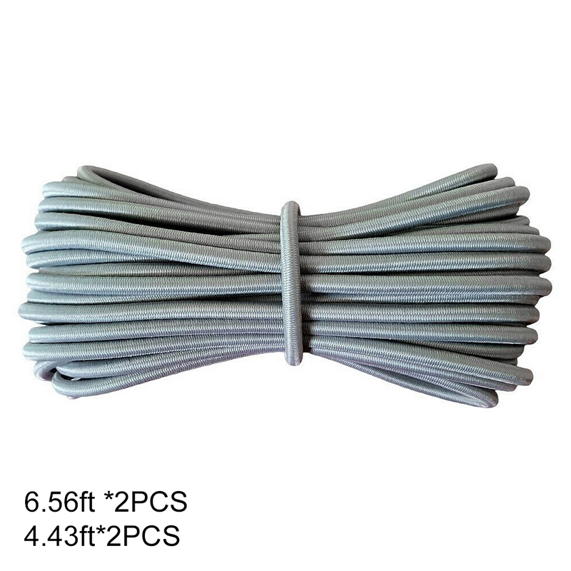 4Pcs Elastic Cord Camp Bed Rest Folding Chair Accessory Binding Rope Stable For Zero Gravity Reclining Garden Sun Lounger Chairs