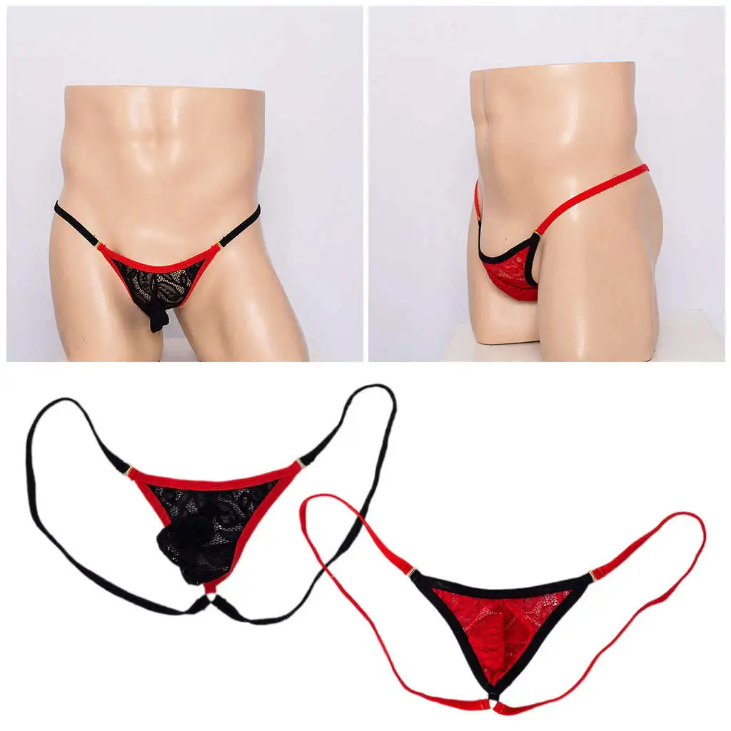 Mens underwear crotchless