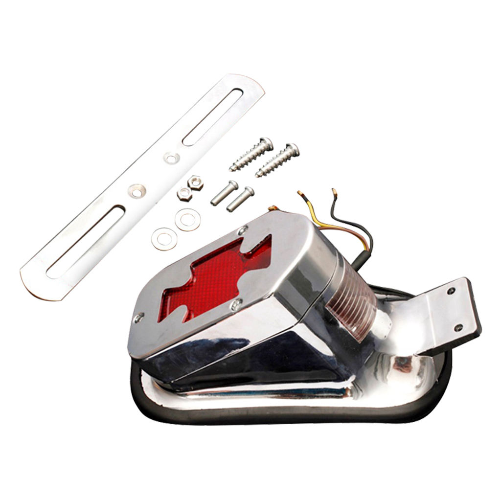 Motorcycle Brake Taillight Red Turn Signals Running Light DC12V for Harley, Easy