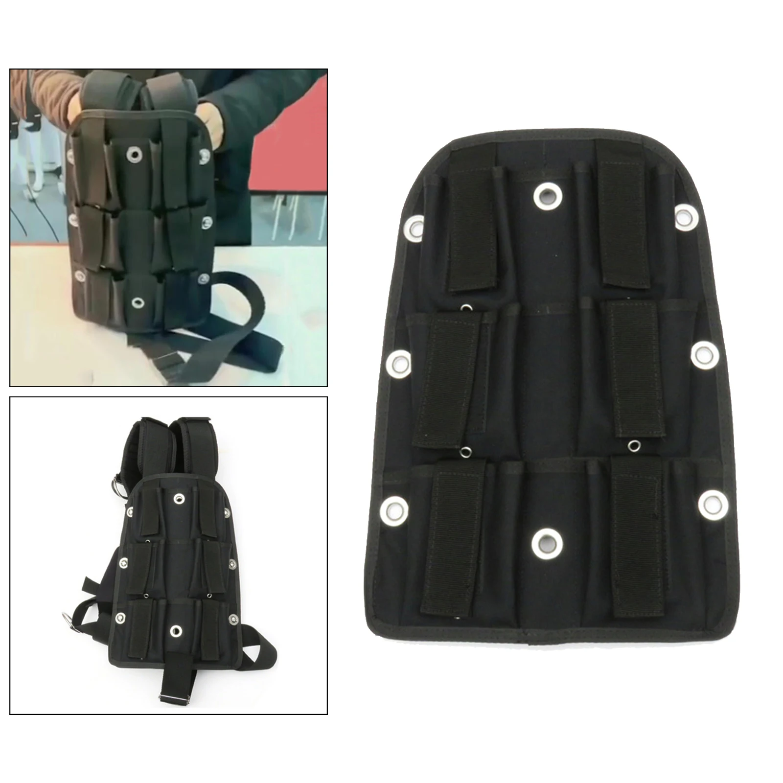 6kg Diving Backplate Weights Harness Scuba Dive Back Plate Tech Dive Weight