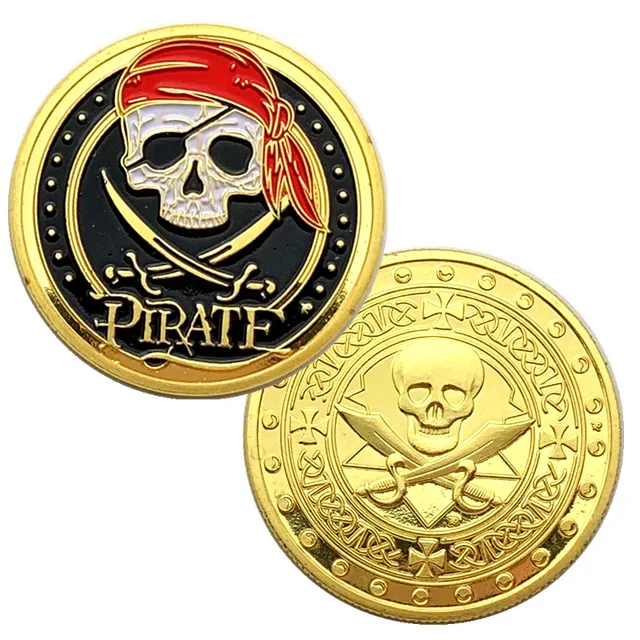 Médaille Commémorative De Pirate Créatif, Boîte De Boussole De Navire  Pirate, Badge De Collection, Pièce Commémorative, Badge De Pièce De Pirate, Trouvez Des Offres Exceptionnelles Maintenant