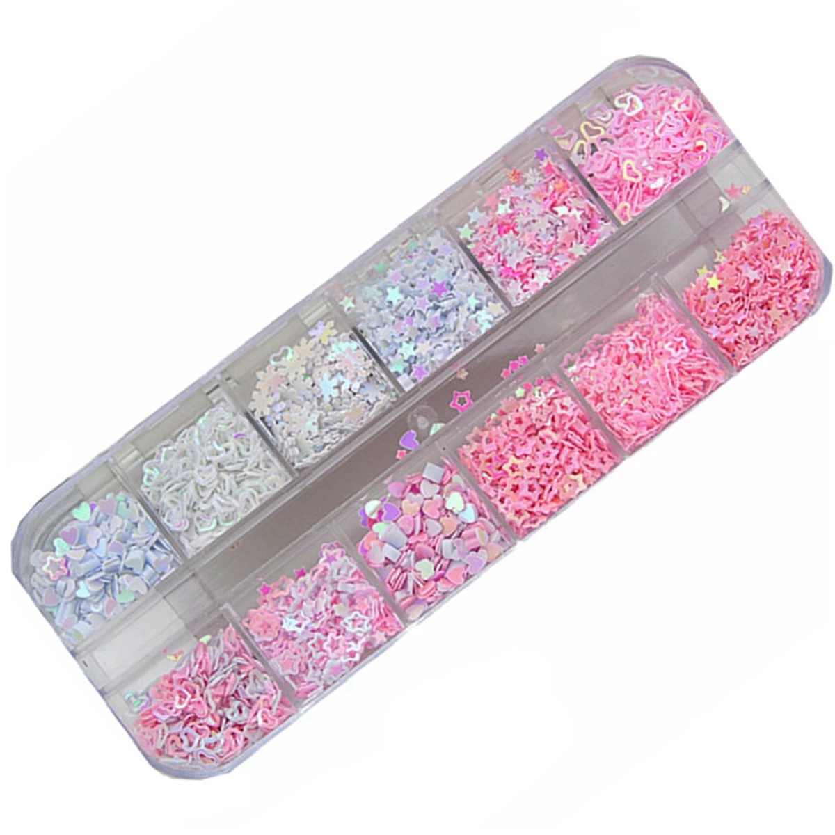 Best of Sequins Holographic Holo Love Star Pink White Nail Body Art Glitter Box Sequin Nails Paillette Flakes Decoration Manicure Tools Reviews & Tips