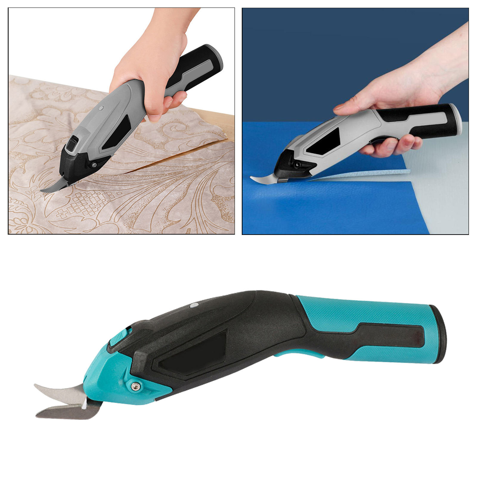 Electric Scissors, Cordless Scissors Box Cutter for Sewing Shears Cutting Crafting Scrapbooking Sewing Scissors, Rechargeable