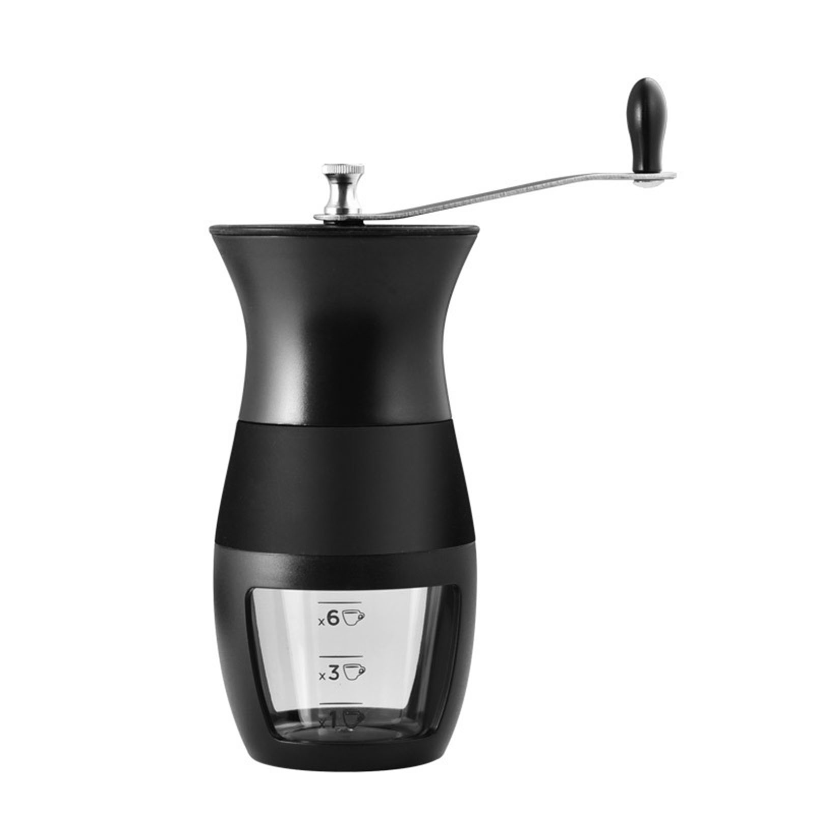 Manual Coffee Grinder Hand ABS Plastic Portable Coffee Bean Grinder for Travel Camping