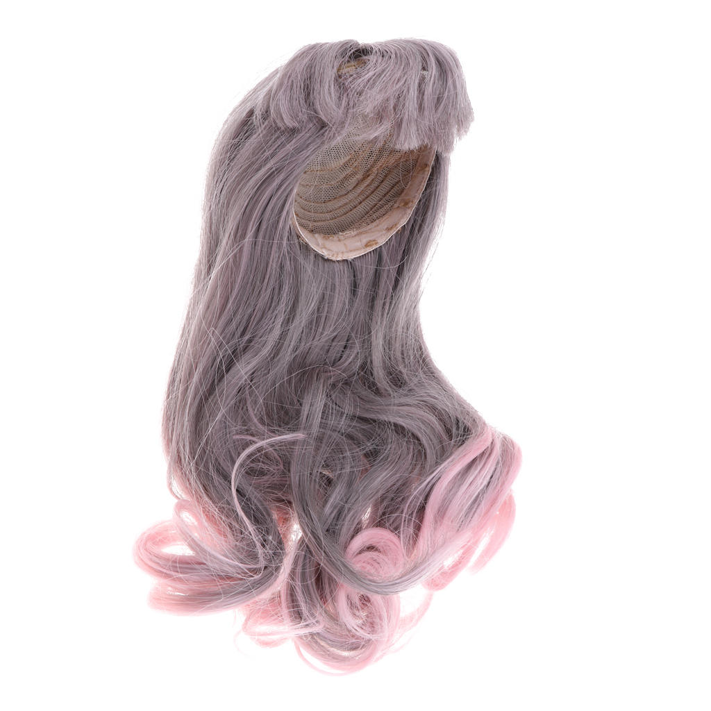 Doll Curls Wig with Bangs for 12inch Neo Blythe  Customized Accessory