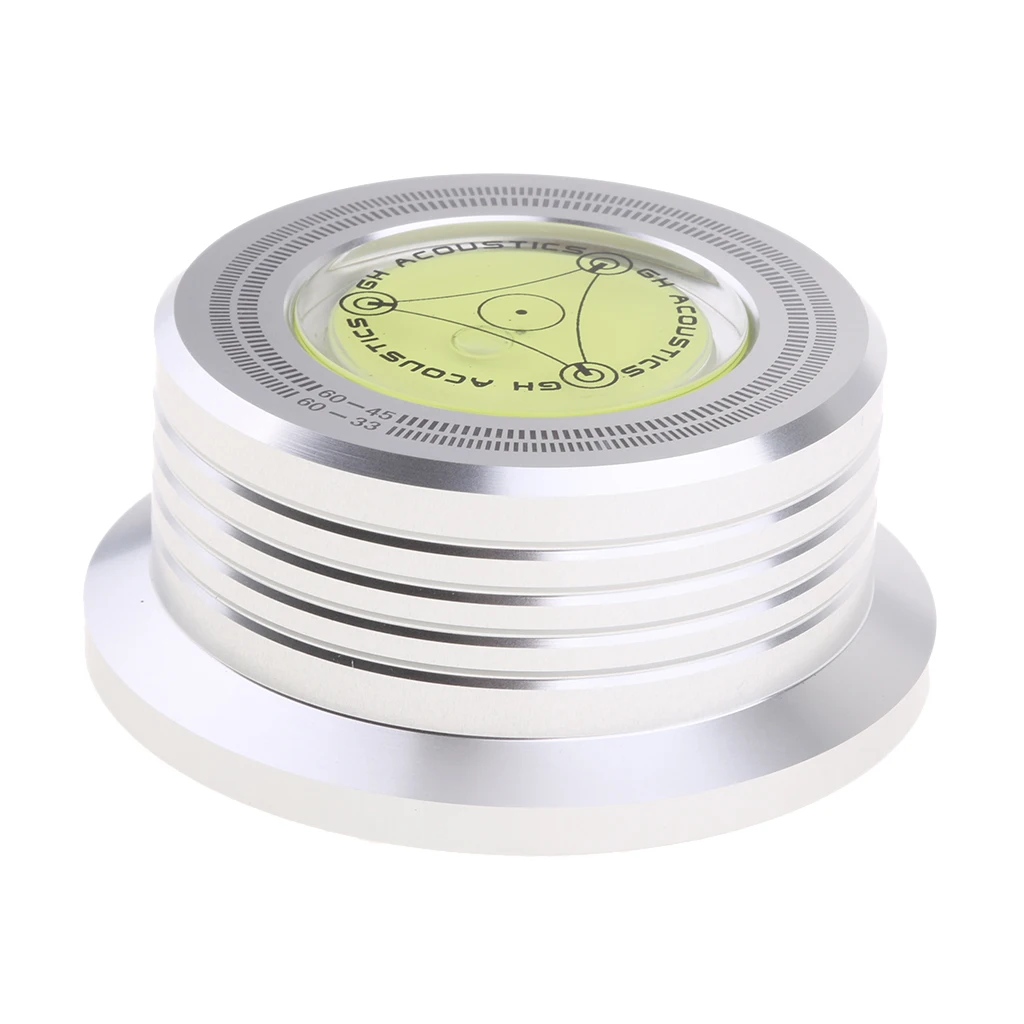Aluminum Record Weight  Disc Stabilizer Turntable Vinyl Clamp non-magnetic aluminium alloy non-slip design