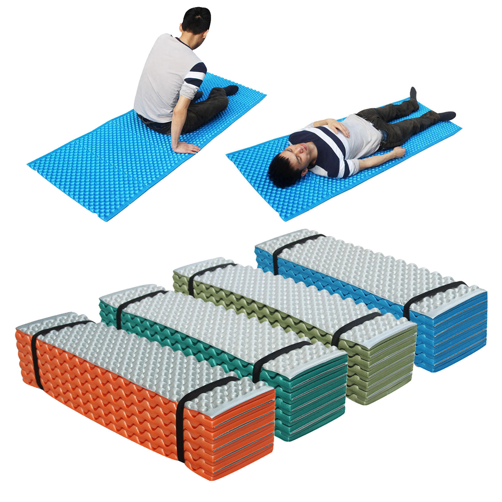 Ultralight Camping Mat Non-Slip Seat Tent Pilates Pad Outdoor Bed Mattress Trekking Fitness Gym Blanket