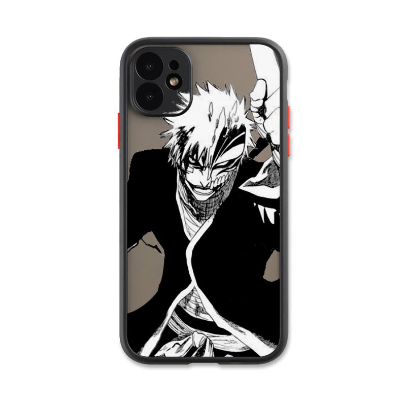 iphone 13 pro max case clear Kurosaki Ichigo Bleach Anime Phone Case For IPhone 13 12 11 Pro Max Xs Xr X 7 8 Plus Black Matte Translucent Cover best case for iphone 13 pro max