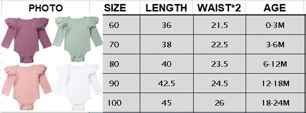 baby bodysuit dress 4 Color Newborn Baby Girl Clothes Tops Long Sleeve Solid Knitted Ruffles Romper Sunsuit Outfit Baby Spring Autumn Clothing best Baby Bodysuits