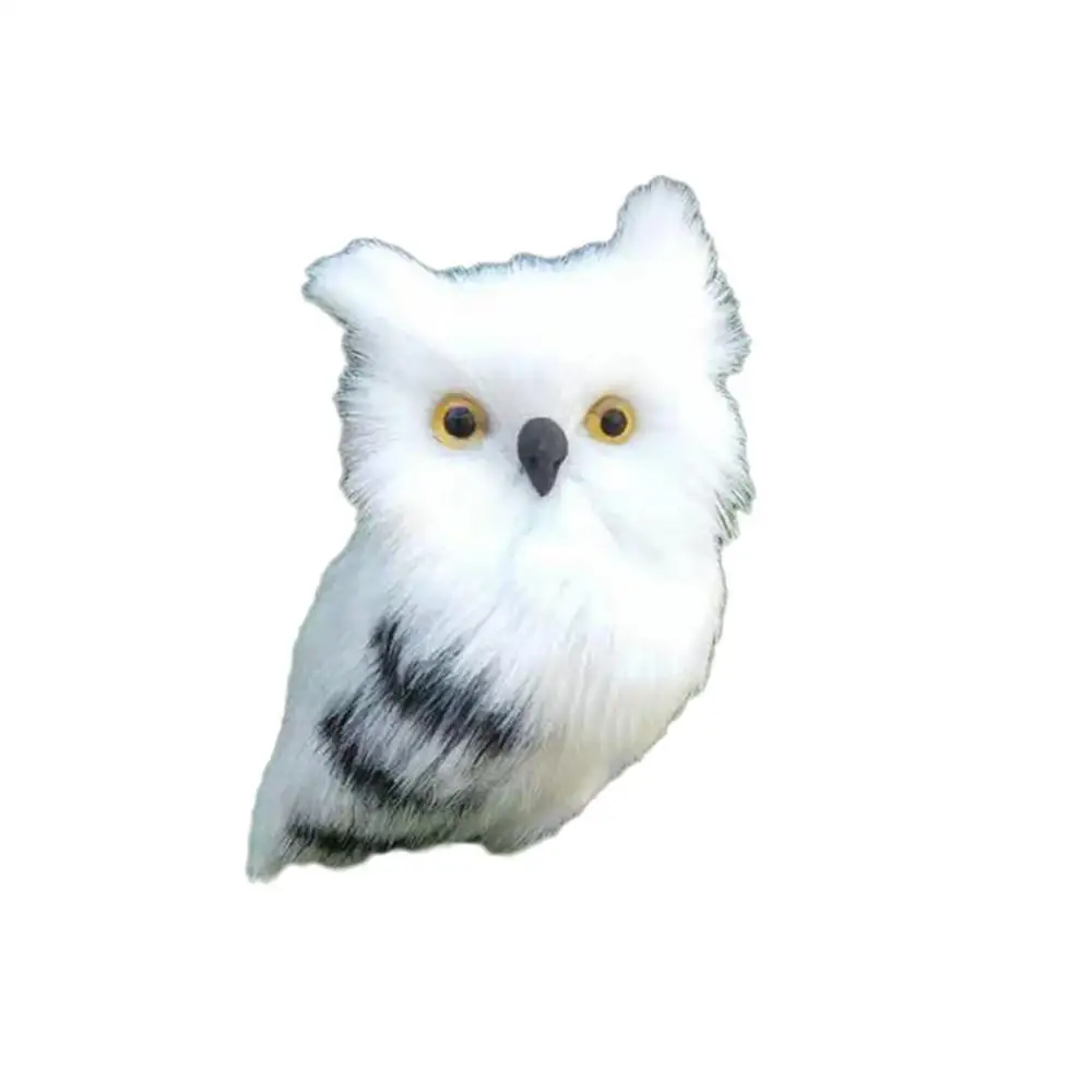 Artificial Animal Owl Toy Home Furnishing Decoration Christmas Gift For Baby、 UP 