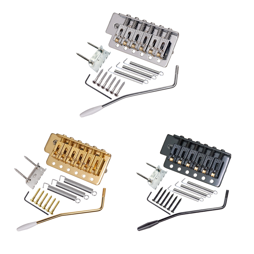 Zinc Alloy Roller Saddle Tremolo Trem Bridge with Bar for Fender  Squier