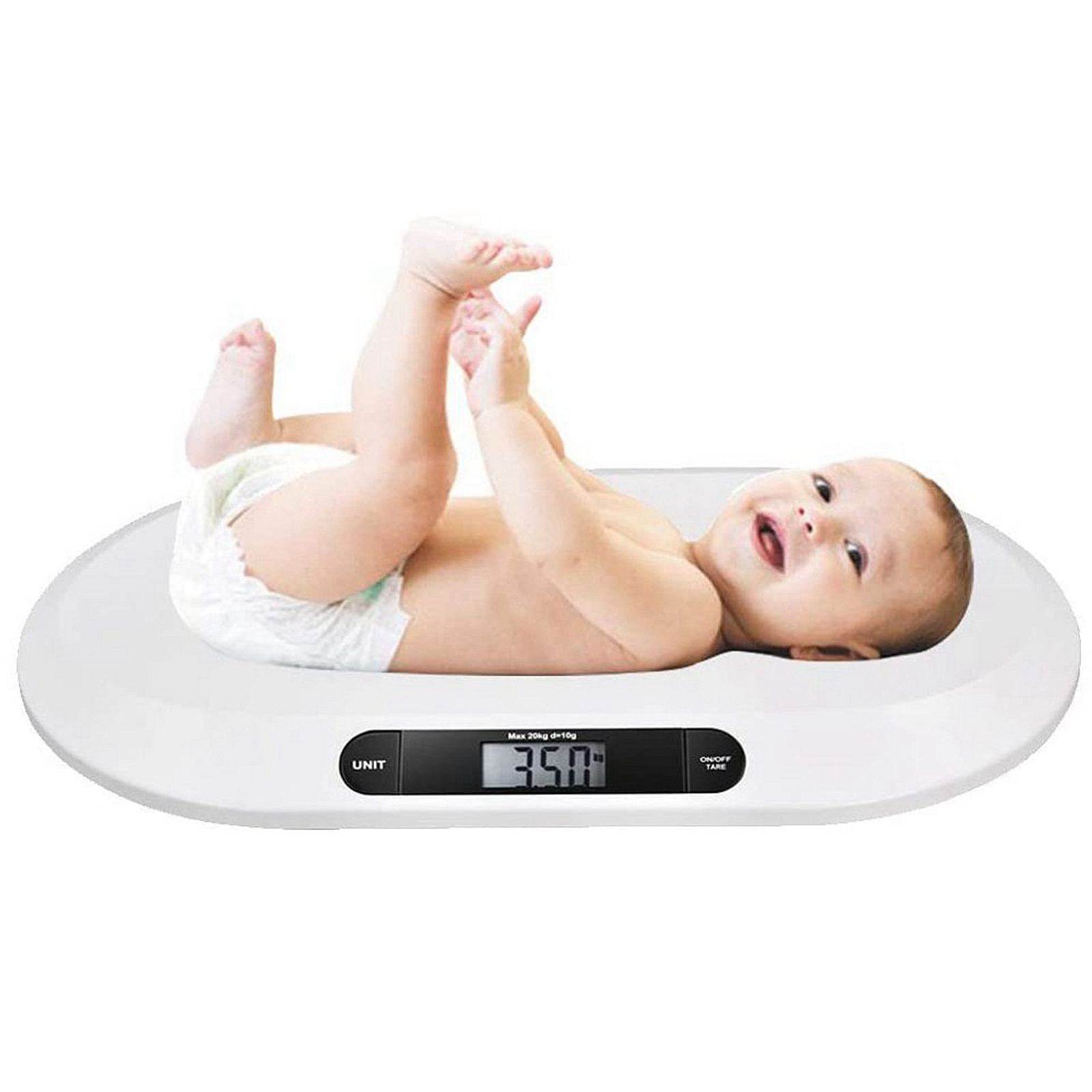 Baby Scale Multi-Function Toddler Scale Baby Scale Digital Pet Scale Infant Scale LCD Backlight Weight (Max: 20kg )