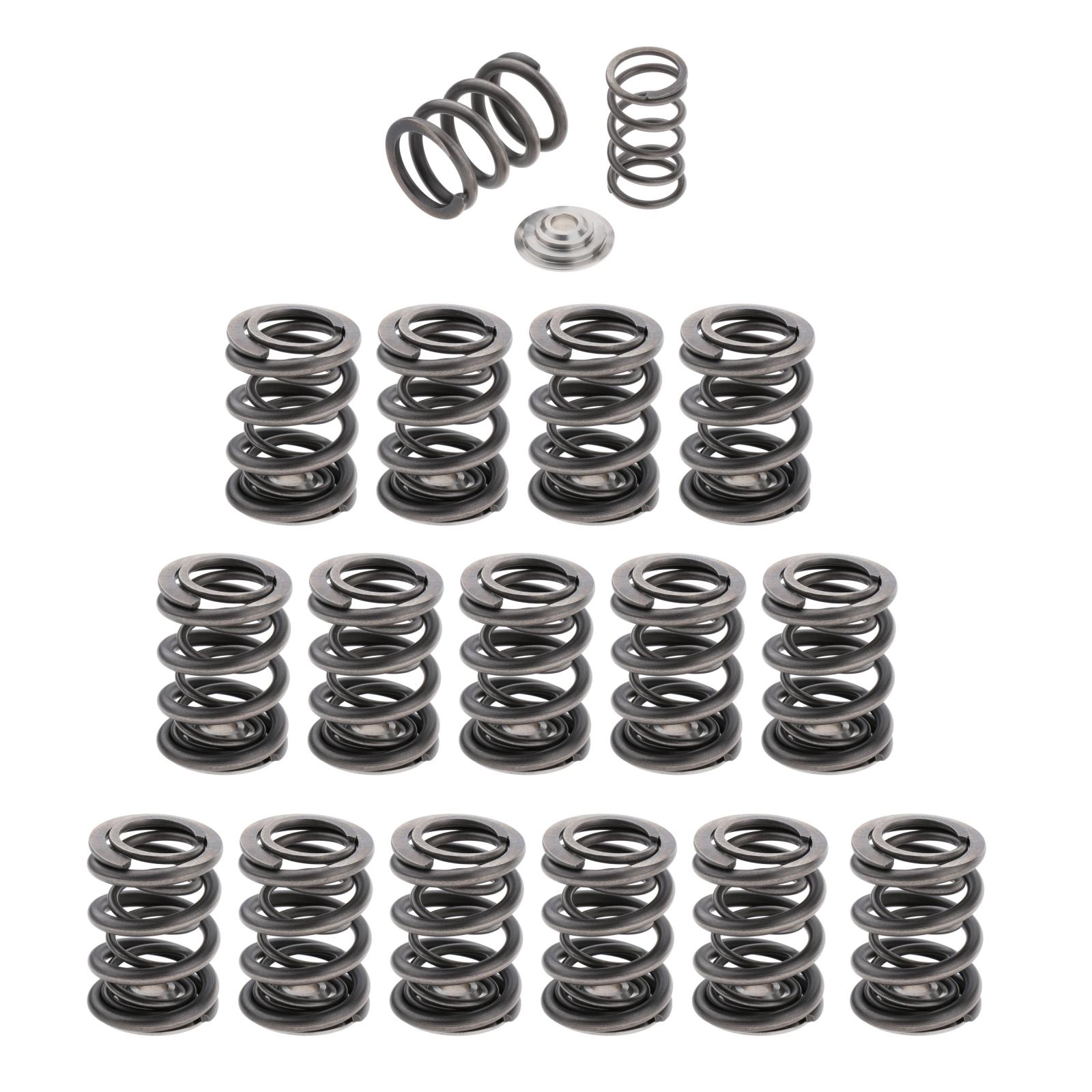 16x 85lb Dual Valve Springs Retainers Set for Honda B18C B18C1 Spare Parts
