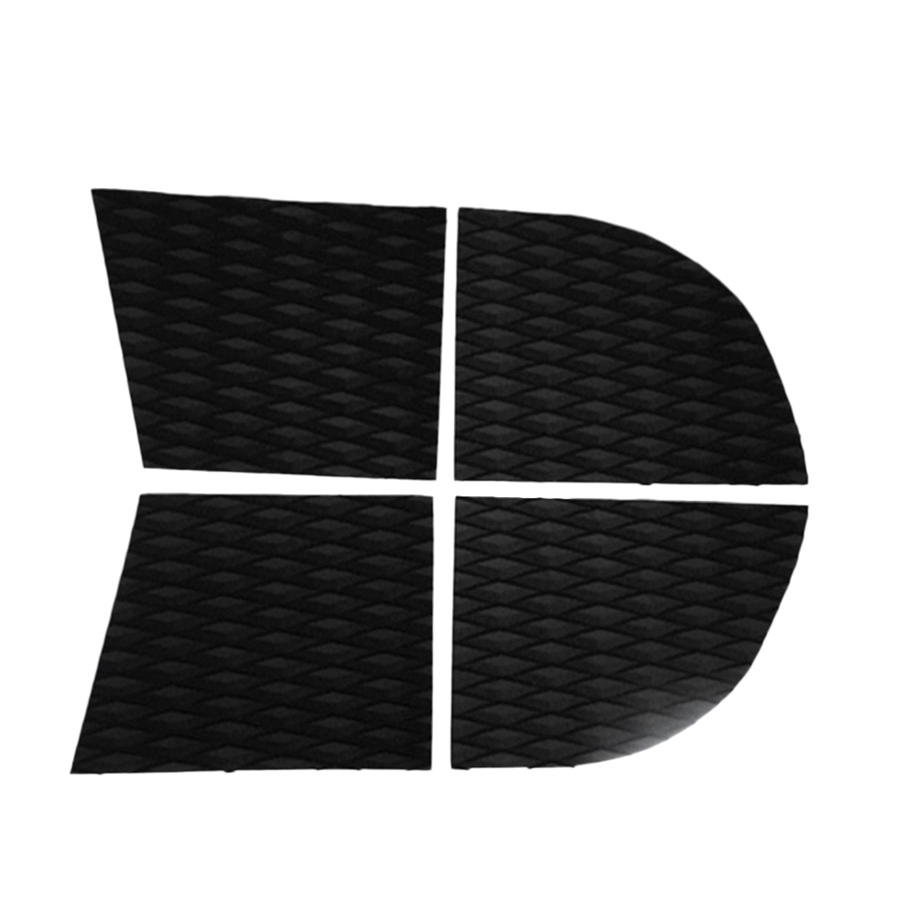 4 Pcs Diamond Grooved Pet Dog Traction Pad Deck Grip Mat for Stand-Up Paddleboard Surf Stand Up Paddleboard Surfing Accessories