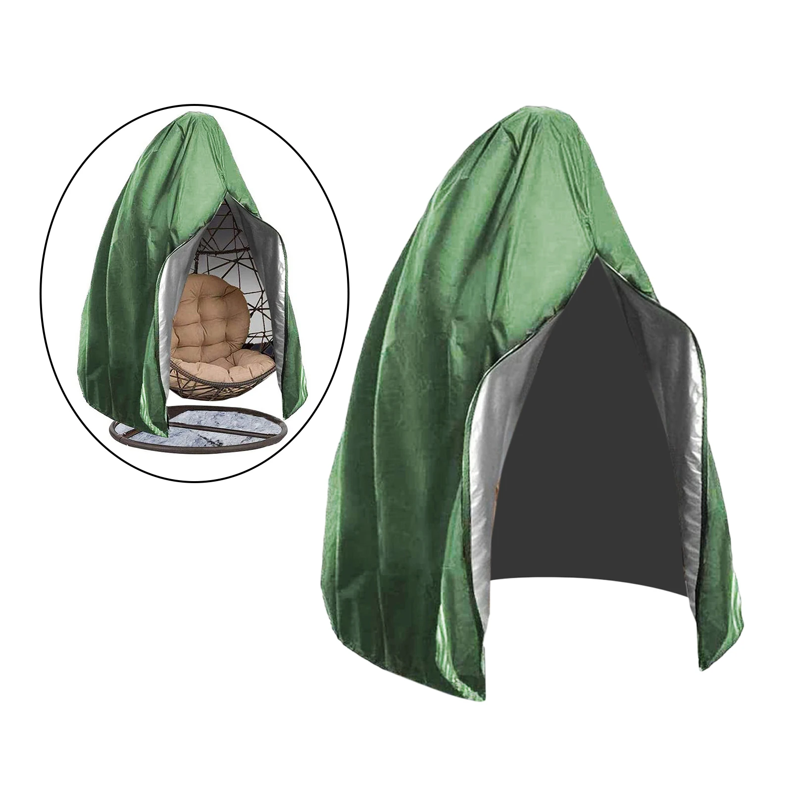 Waterproof Patio Chair Cover Egg Swing Chair Dust Cover Protector With Zipper Outdoor Hanging Egg Chairs Rain Cover