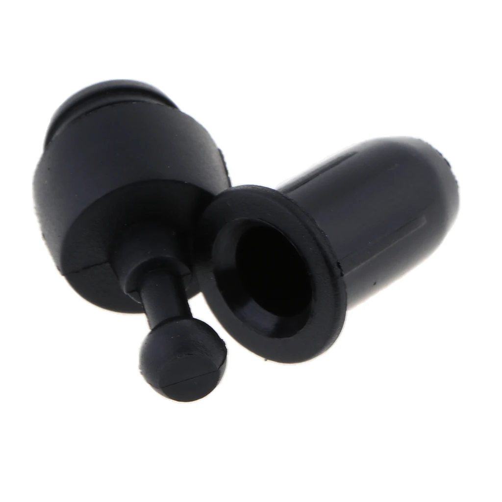10 Pieces Fastener Rivet Clips Kits, Black Push Pin Rivets for Speaker Mesh Grill Cover # 052