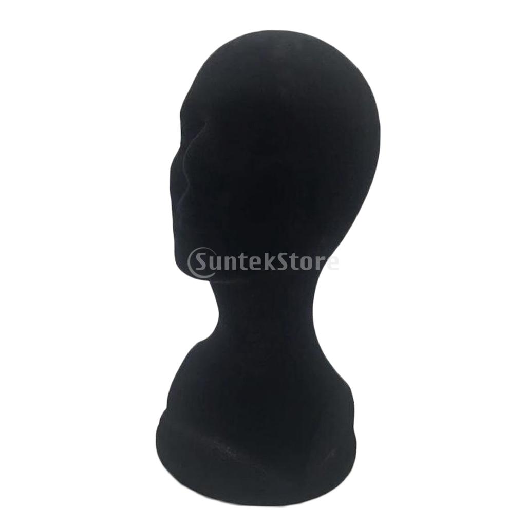 Foam Head Styrofoam Mannequin Head Model Hat Wig Holder Display Stand Rack for Salon Shop Painting Head Models