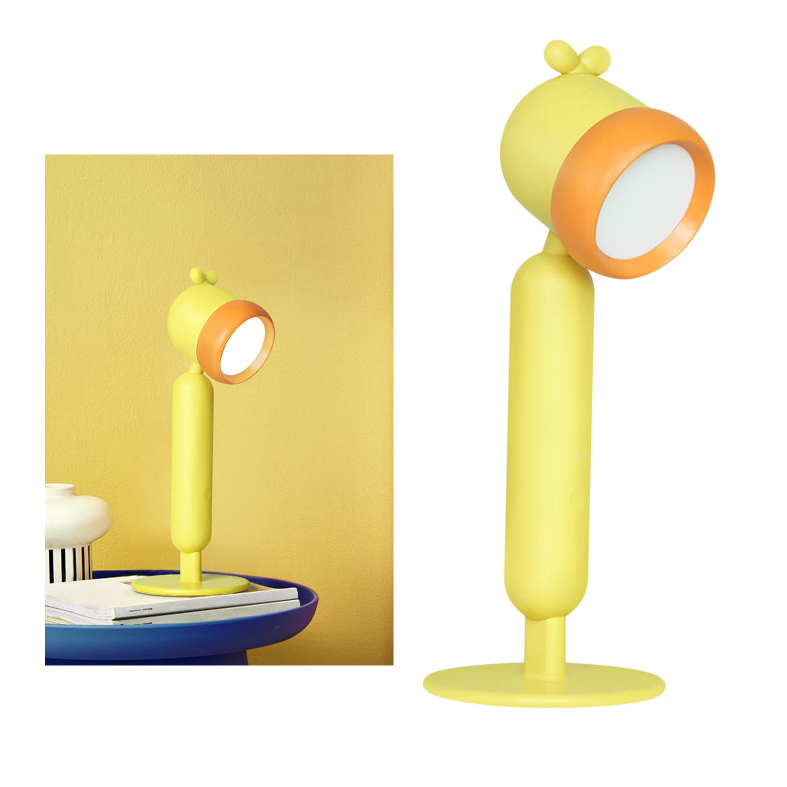 Lâmpada de Mesa Luz da Noite Criativo Portátil Leitura Interior Iluminação Cabeceira 2 Cheap Luminária de mesa