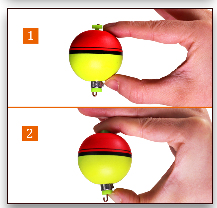 Description Picture 6 of item1 piece Fishing Float Bobber EVA Foam Floating Slip Bobbers Round Ball Shape Fishing Floats Buoys Freshwater 1g 10g 18g