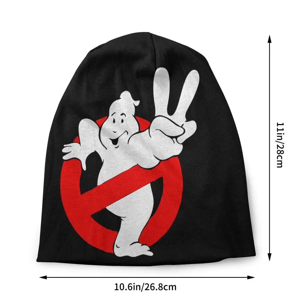 Peace Ghostbusters Skullies Beanies Ghost Busters Movie Hat Fashion Outdoor Men Women Caps Warm Dual-use Bonnet Knit Hat