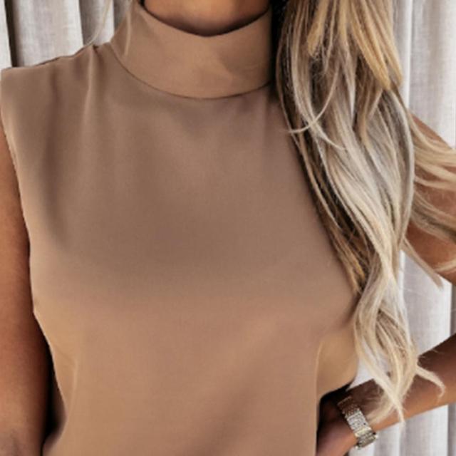 Biurowa bluzka dla pań kamizelka moda elegancka jednokolorowa bez ramiączek Pad stojak kołnierz bluzka koszula Streetwear bluzki do pracy tanie i dobre opinie CN (pochodzenie) POLIESTER COTTON NONE REGULAR Dla osób w wieku 18-35 lat tops BEZRĘKAWNIKI Sukno T-shirt WOMEN Na co dzień Biurowa bluzka dla pań kamizelka moda elegancka jednokolorowa bez ramiączek Pad stojak kołnierz bluzka koszula Streetwear bluzki do pracy tanie i dobre opinie CN (pochodzenie) POLIESTER COTTON NONE REGULAR Dla osób w wieku 18-35 lat tops BEZRĘKAWNIKI Sukno T-shirt WOMEN Na co dzień