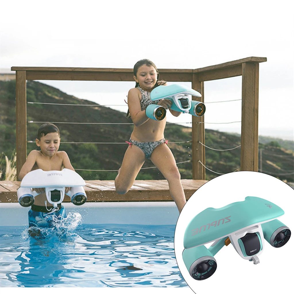 Sea Scooter with Camera Mount Swimming Pool Recreational Dive Underwater Scooter Dual Motors Action for Kids Adults Water Sports